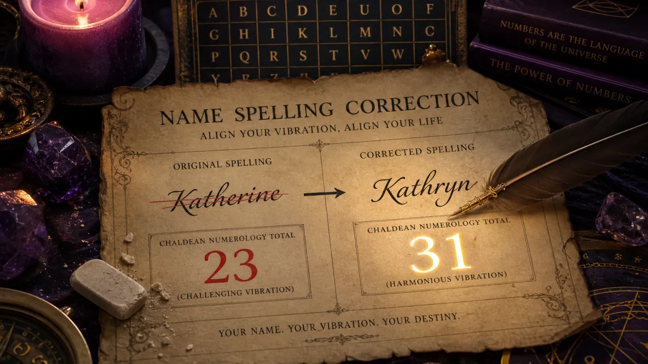 Name Spelling Correction: Aligning Your Vibration