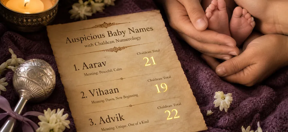 Baby Name Selection Through Chaldean Numerology
